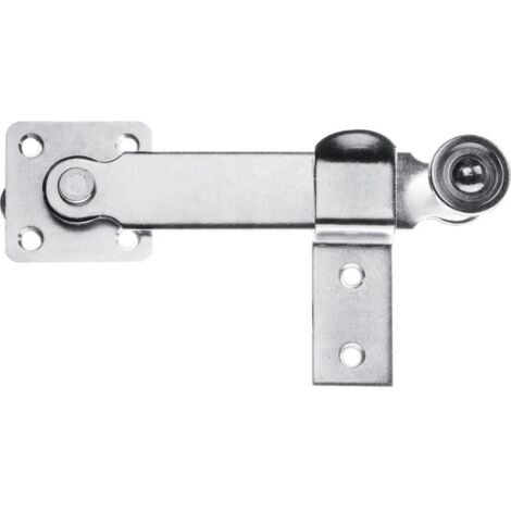 Torbel – Fléau de persienne zingué 160 x 25 mm – Acier zingué résistant à la corrosion – Avec support pour fixation – Outil jardinage professionnel