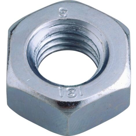 Écrou hexagonal zingué - Diamètre 5 mm - Boîte de 200 - Viswood