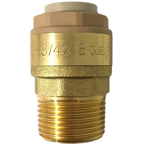 Raccord Rapide 3/4'' Pour Tuyau Cuivre Et Per ø 18 Mm