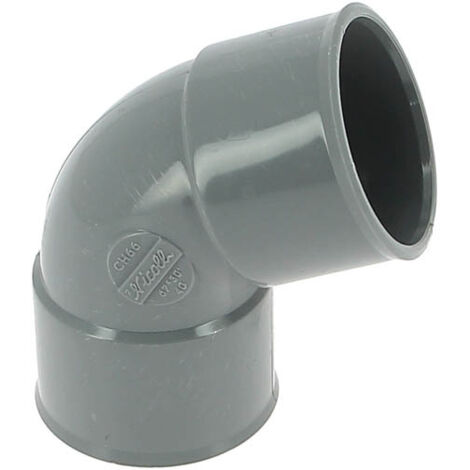 Coude PVC Vidange 67° Femelle Femelle ∅40
