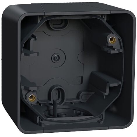 Schneider Electric – Boîtier de protection pour prise électrique IP55 – Résistance aux chocs IK08 – Montage en saillie – MUR37911