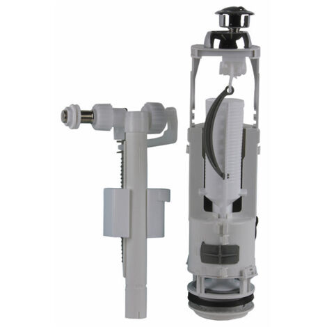 Siamp – Mécanisme de chasse d'eau Optima 49 – Robinet flotteur compact 95L – Débit 2,75 l/s – Installation silencieuse avec fermeture hydraulique
