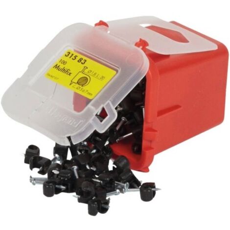 Attache Multifix - diamètre de câble 25 à 32 - noir, sachet de 100 pièces (1/2)