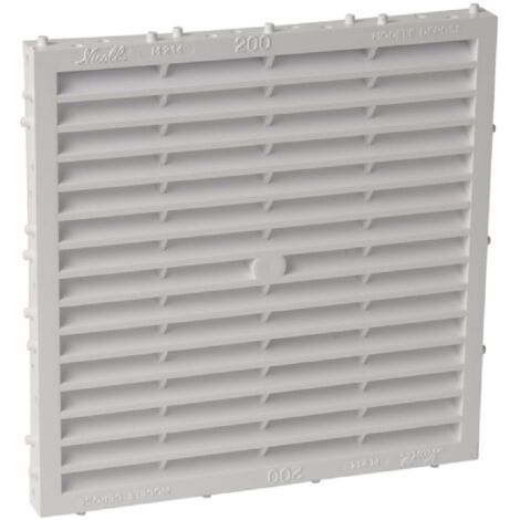Nicoll – Grille de ventilation extérieure à sceller pour façades – Résine renforcée U.V. – Épaisseur 24mm – M114