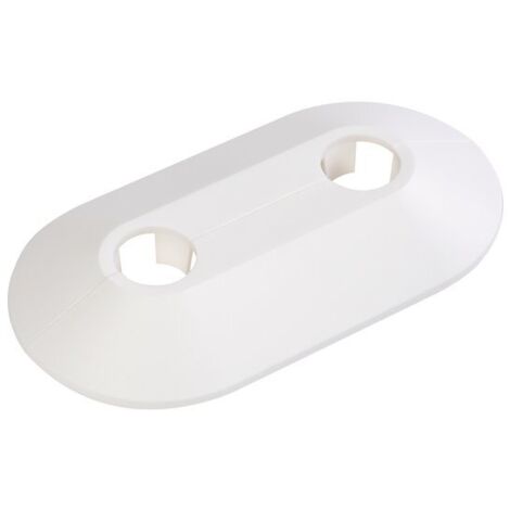 Flamco – Rosace double RVD 16/50 – Diamètre extérieur 50mm – Pour installations en plomberie – Vendu à l'unité