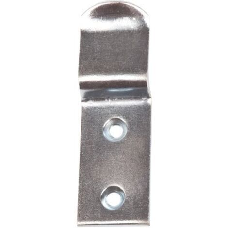 Support zingué de persienne – Acier 25 x 2,5 mm – Déport 9 mm – Patte et attache de fixation pour jardin – Jardinier Massard (1/3)