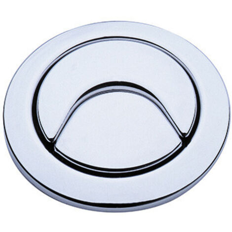 Bouton double poussoir 3/6 L – Mécanisme de chasse WC en chrome – Pour installation facile et durable – Référence Siamp 34364607 – Sider (1/8)