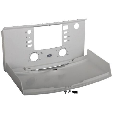 Porte de façade blanche pour chaudières ELM LEBLANC – Compatible modèles EGALIS, MEGALIS, MAGALIS – Protection display – Installation facile (1/3)