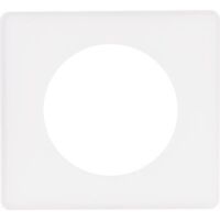 Plaque Legrand 1P Crale – Fixation par clips – Finition blanche – Pour installation en saillie