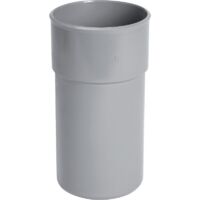 Nicoll – Raccord de robinetterie manchette en PVC M/F 100 – Filetage entrée 1/2" – Fixation par collerette – Pour chantiers humides