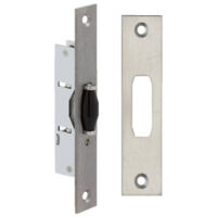 DOM – Serrure électrique à rouleau seul N° degré 23 – Tension 12V – Manoeuvrage clé – Protection anti-corrosion – Entraxe 70mm