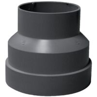 Atlantic – Réduction plastique VMC 100/80 – Raccord 80mm – Pour installations en milieu humide – Compatible avec systèmes de ventilation