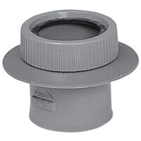 Nicoll – Raccord d'évacuation PVC démontable 40 mm – Raccord à angle droit – Pour chantiers humides – Installation rapide et facile
