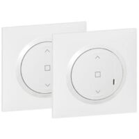 Télécommande pour volets roulants sans fils – Centralisation sans tirage de fils – Compatible avec motorisations Legrand – Installation facile
