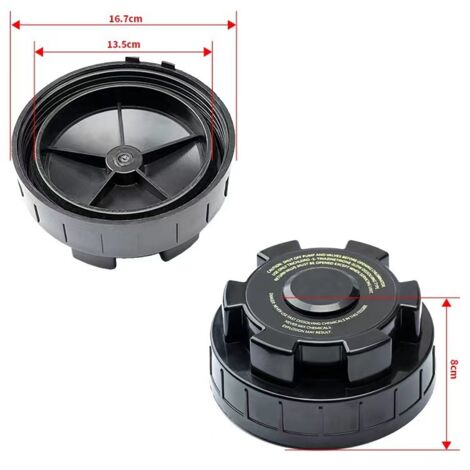 Couvercle De Remplacement Pour Chlorinateur Avec Outils De Démontage