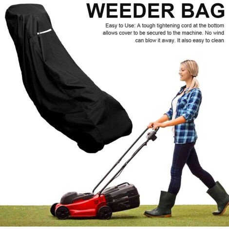 Housse De Protection étanche Pour Tondeuse à Gazon - Taille 56 Cm, En Polyester 600D, Résistante Aux Intempéries Et à La Poussière