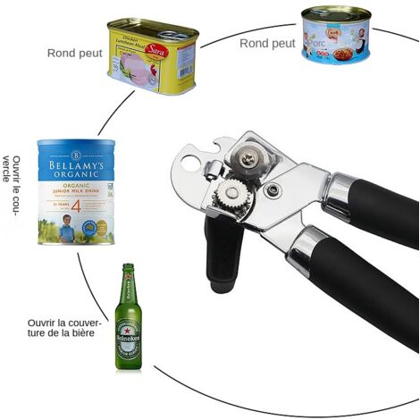 Ouvre-bouteille Multifonction Magnétique – Pour Couvercles De Bocaux, Bouteilles Et Yaourts - 9