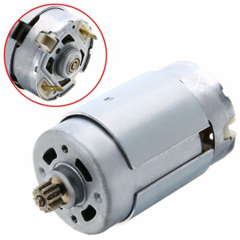 Acheter Moteurs RS550 DC 10.8V/12V/14.4V/16.8V/18V/21V/25V, moteur de perceuse avec 9/11/12 dents, boîte d'engrenages à couple élevé pour perceuse électrique
