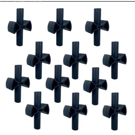Coussins de trampoline en forme de croix pour enfants, lot de 12 (1/5)