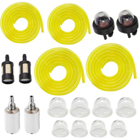 Kit de conduite de carburant, filtre à huile, indicateur de niveau d'huile, godet d'huile compatible avec les tondeuses à gazon, les tronçonneuses, les hérissons et les sèche-cheveux. Accessoires inc (1/5)