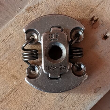 Embrayage compatible avec la tondeuse MTD modèle 753-05860, embrayage centrifuge avec patins résistants à l'usure. (1/4)