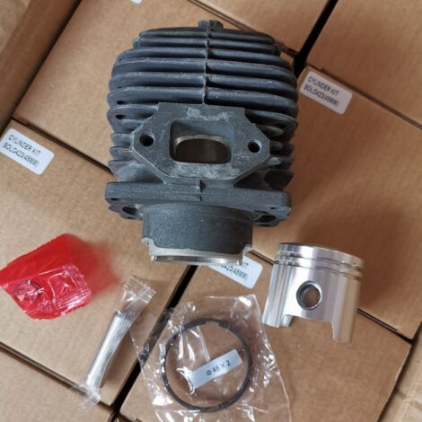 Kit piston cylindre Solo 423, alésage de 48 mm, compatible avec les ensembles cylindre de tronçonneuse Solo 423. (1/5)