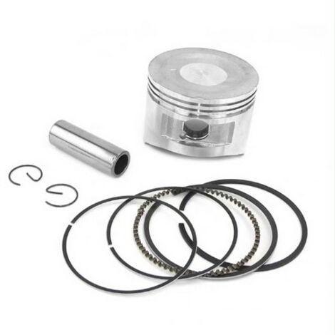 Ensemble piston compatible avec Honda GX120 160F, alésage de 60 mm, comprend un axe de segment et une bague de retenue pour réparation électrique.