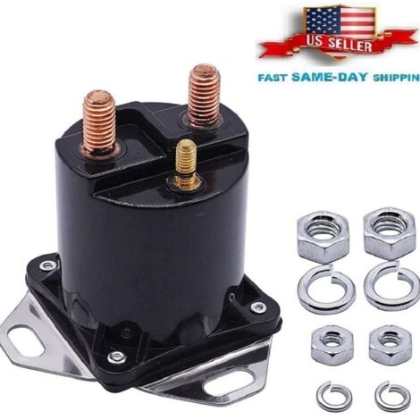 Relais électromagnétique de démarrage robuste 12 V à 3 bornes 725-3001 925-3001 (1/5)