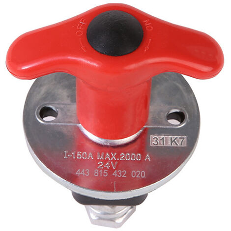 Interrupteur de déconnexion de batterie 24 V 150 A pour véhicules tout-terrain, quads et buggies de plage (1/5)