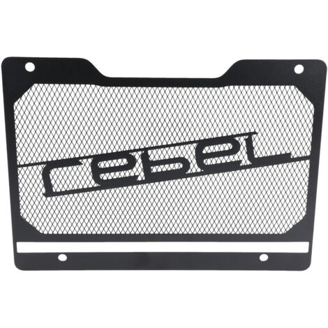 Convient pour la modification Honda Rebel 1100 CMX 1100 avec protection de radiateur en acier inoxydable et grille de réservoir d'eau