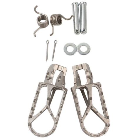 Pédales avant et pédales gauche et droite à ressorts creux pour moto tout-terrain Hengjian S5 250 Z300 Hus EXC à deux temps (1/5)