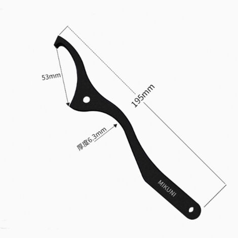 Pièces de modification pour motos tout-terrain : clé pour amortisseur arrière KTM SX/SXF, clé de réglage d’amortisseur WP. (1/4)