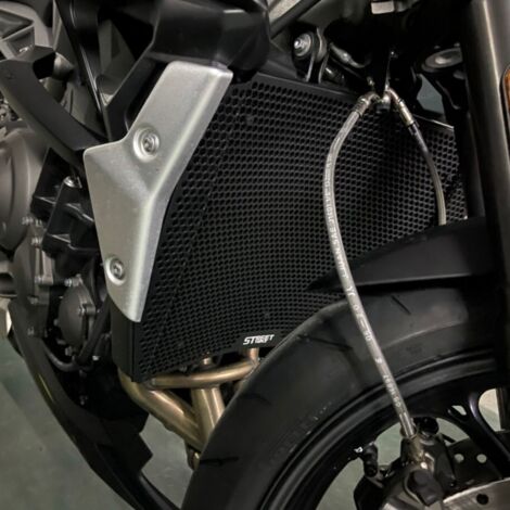 Compatible avec Triumph Street Triple 765 RS R/S, grille de protection de radiateur adaptable (1/4)