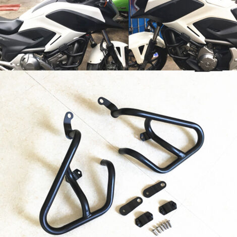 Adapté aux Honda NC750S/X et NC700S/X, il s'agit d'une boule de protection contre les chocs modifiée, d'une barre de protection contre les chocs et d'une barre de protection de carrosserie. (1/4)