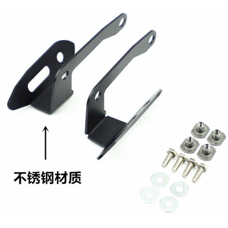 Adapté aux motos Honda PCX150 125, il s'agit d'un support/support de montage de rétroviseur modifié, déplaçable vers l'avant. (1/5)