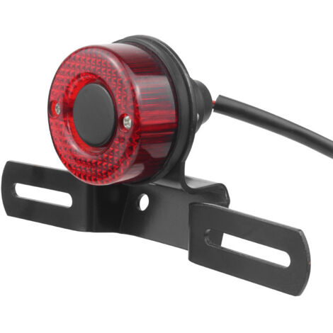 Pièces de modification de style rétro pour motos, compatibles avec les feux arrière ronds, les ampoules halogènes et les feux de freinage des Harley-Davidson. (1/3)