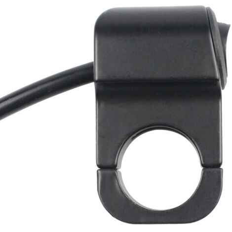 Modification de moto : interrupteur en alliage d'aluminium pour phare, projecteur et clignotants, double commande, bouton-poussoir sur le guidon (1/4)