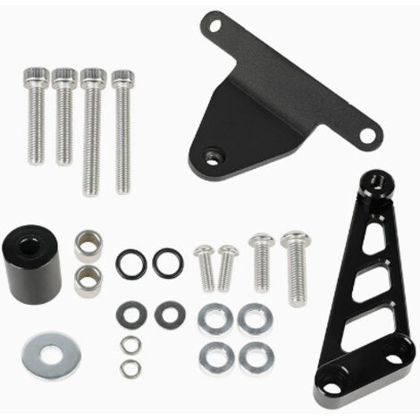 Support de montage en titane pour règle, compatible avec l'amortisseur de direction Honda CB750 Hornet750. (1/2)