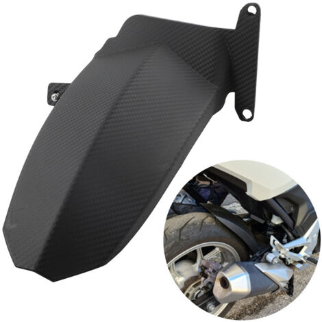 Applicable aux modèles Honda NC700S/X et NC750S/X 2012-2024, garde-boues arrière modifiés et déflecteurs d'eau allongés. (1/4)
