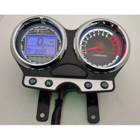 Tableau de bord LCD modifié avec affichage de l'heure pour motos SUZUKI EN (1/3)