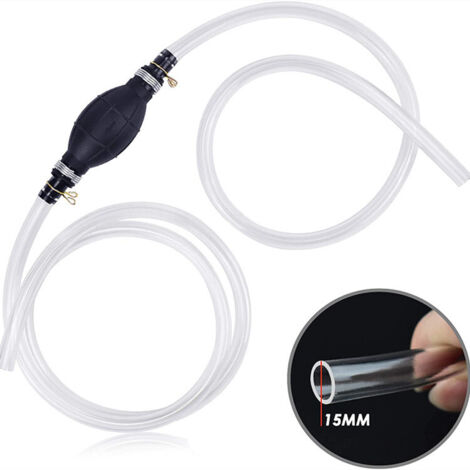 Extracteur d'huile manuel d'urgence pour réservoir de carburant de voiture, pompe à huile manuelle en plastique, dispositif d'aspiration d'huile, tuyau d'aspiration d'huile, tube de siphon (1/4)
