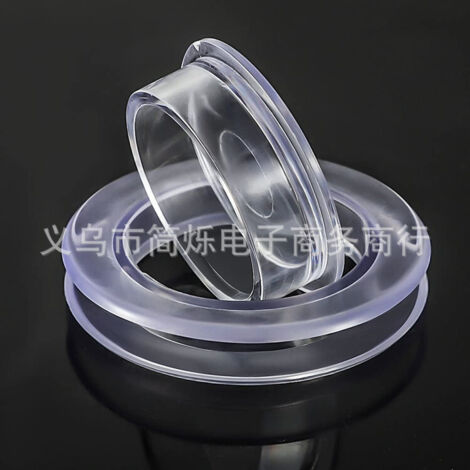 Cache-œillet de parapluie en silicone transparent pour table de jardin (1/5)