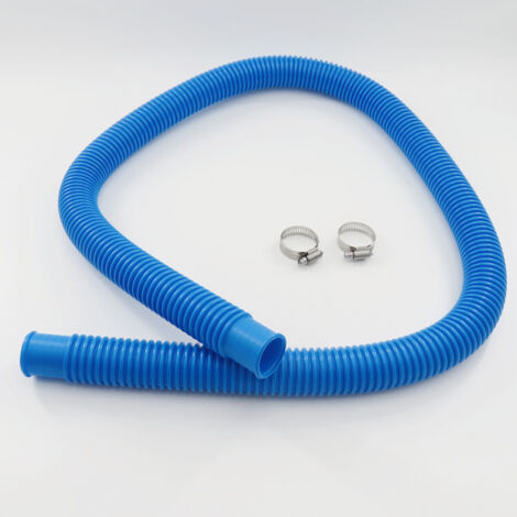 Tuyaux de rechange bleus avec colliers de serrage pour pompes de piscine, tuyaux de rechange pour filtres et pompes. (1/5)