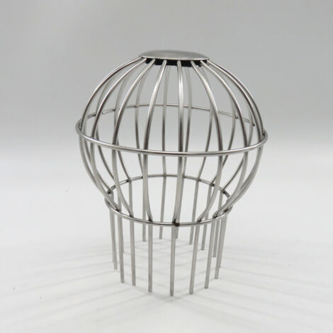 Grille anti-obstruction en acier inoxydable 304/110 pour caniveaux de toit et collecteurs d'eau pluviale (1/5)