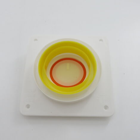 Clapet anti-retour pour canalisation, clapet anti-retour anti-odeurs pour chauffe-salle de bain, clapet anti-retour pour ventilateur d'extraction, clapet anti-retour d'étanchéité 80-120 (1/5)