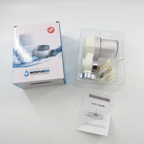 Purificateur d'eau pour robinet, filtre pour robinet domestique, purificateur d'eau de cuisine, filtre à eau (1/4)