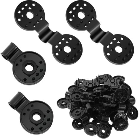 Clips de fixation pour filet d'isolation de toit, clips ronds pour filet pare-soleil, clips spéciaux pour filet pare-soleil universel pour usage domestique (1/5)