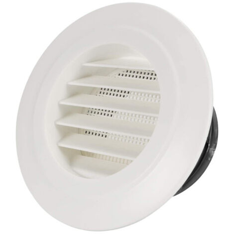 Grille d'aération ABS, système d'arrivée d'air frais rond, grille d'évacuation pour climatisation centrale domestique, grille d'insufflation, ouverture de ventilation (1/5)