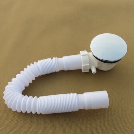 Tuyau d'évacuation de baignoire, baignoire en bois, accessoires d'évacuation pour salle de douche, serpillière anti-odeurs, lavabo, tuyau d'évacuation télescopique en plastique (1/5)
