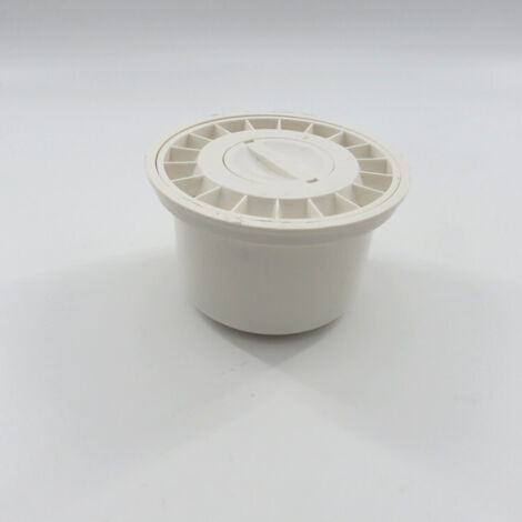Couvercle de siphon de sol rond en plastique UPVC de style ancien, 50 mm (4 pouces), à double usage. (1/4)